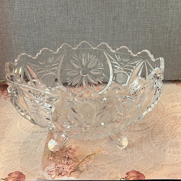 Cut-glass dish - Picture 2 of 4